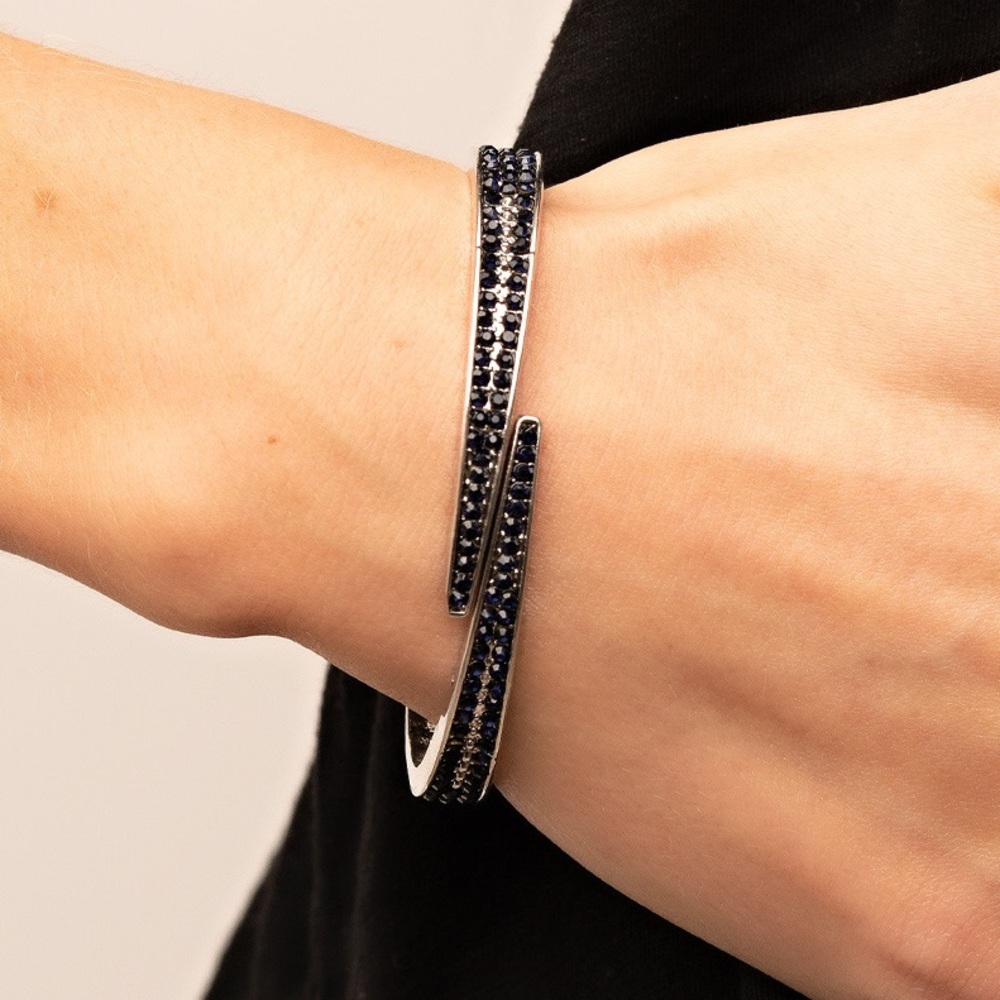 Blue Bracelet - Silver